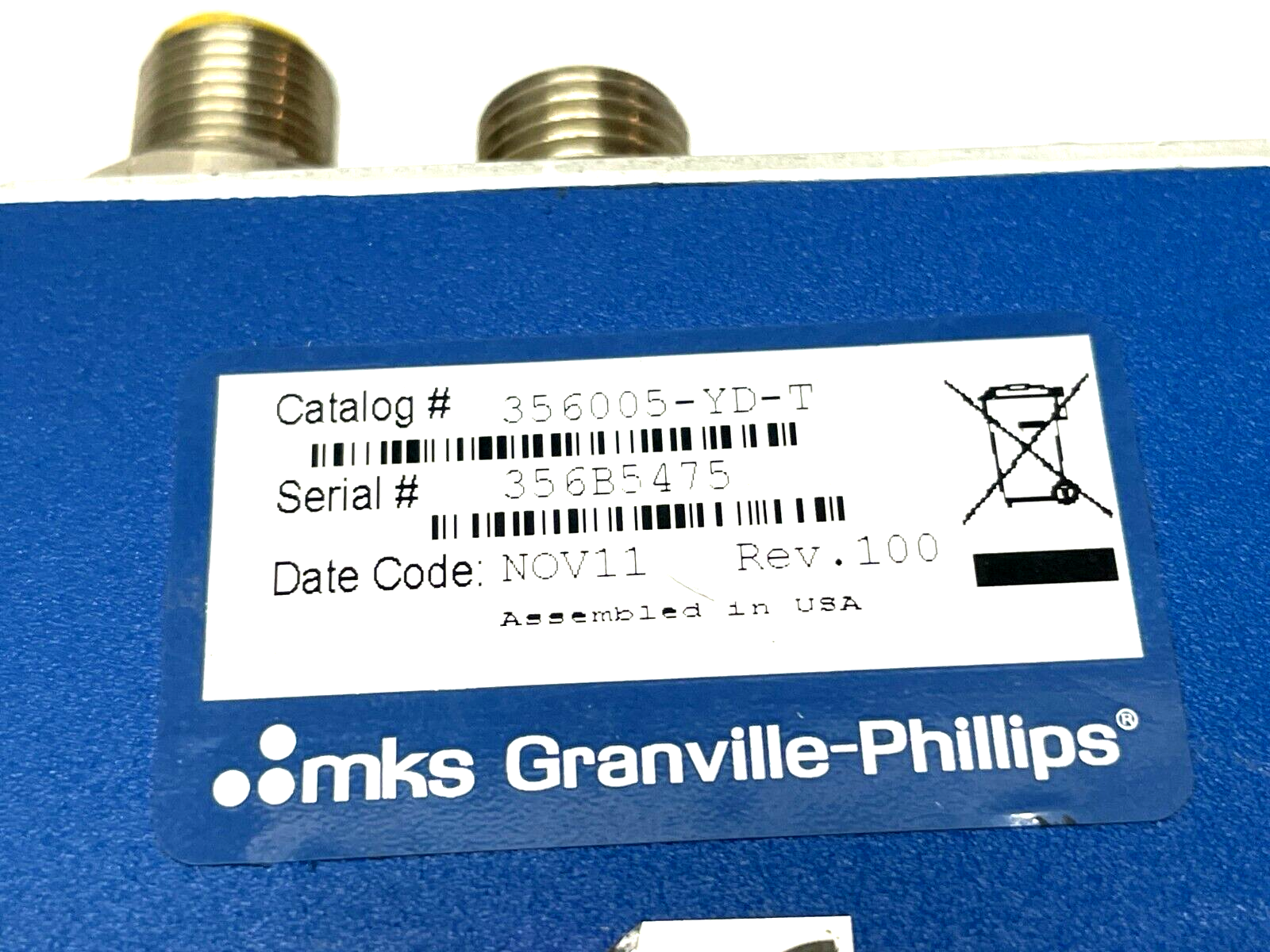 MKS Granville-Philips 356005-YD-T Ion Plus Vacuum Gauge