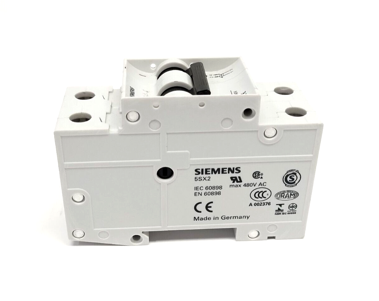 Siemens 5SX22 C5 Circuit Breaker 2-Pole 5A 400V