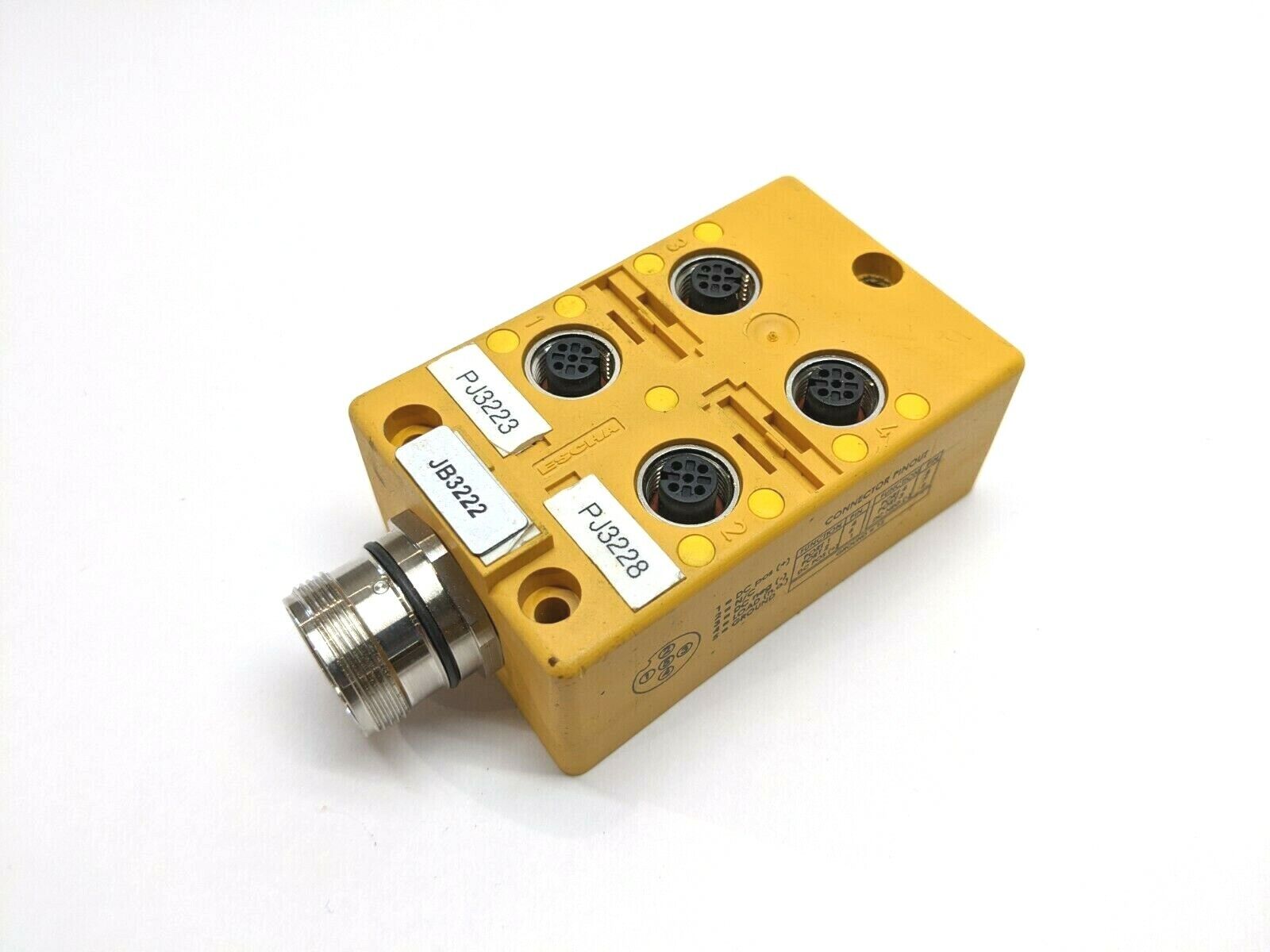 Turck 4 Port Junction Box ESCHA 12 Pin Bottom Connection