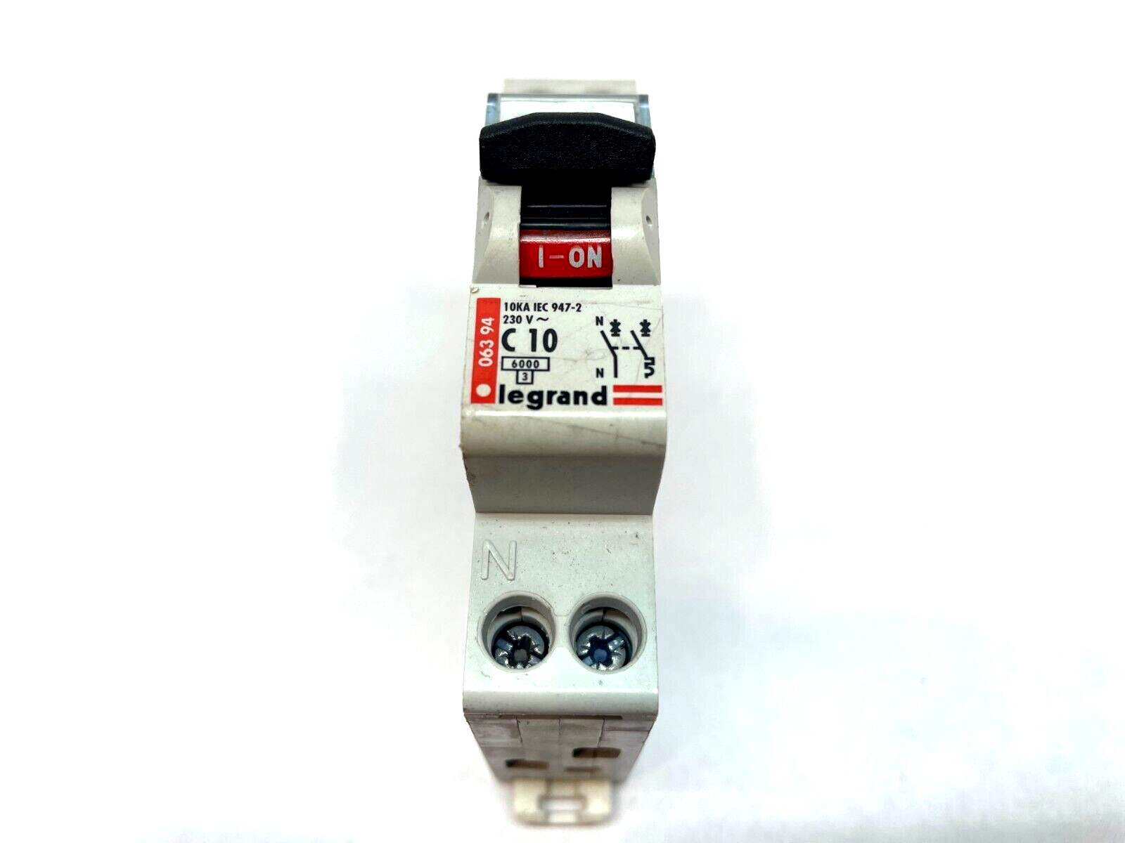 Legrand C10 Circuit Breaker 10KA 230V 063 94 901063 C-10