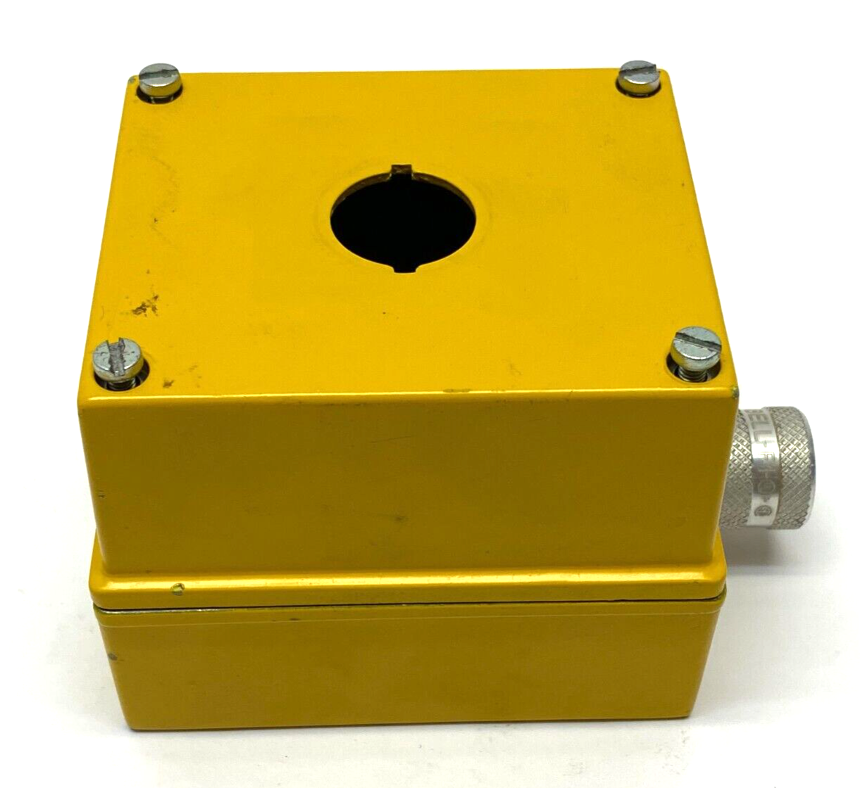 Allen Bradley 800F-1MYP Ser. A Cast Aluminum Enclosure 1-Hole 22.5mm Yellow