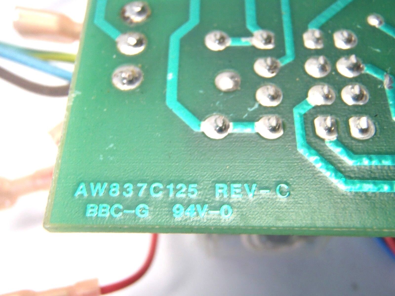 AW837C125 Rev-C BBC-G 94V-0 Power Control Board 876D059 96-43
