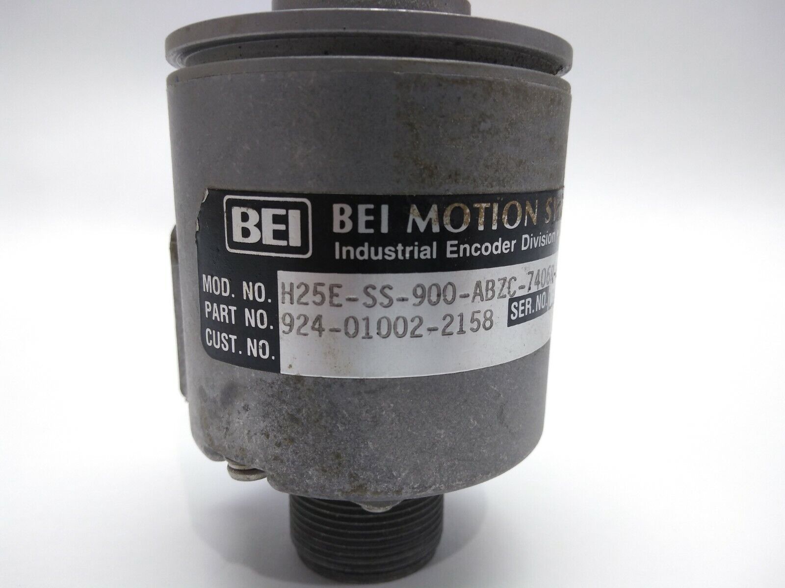 BEI Motion Systems H25E-SS-900-ABZC-7406R-LED-EM18 924-01002-2158 Rotary Encoder