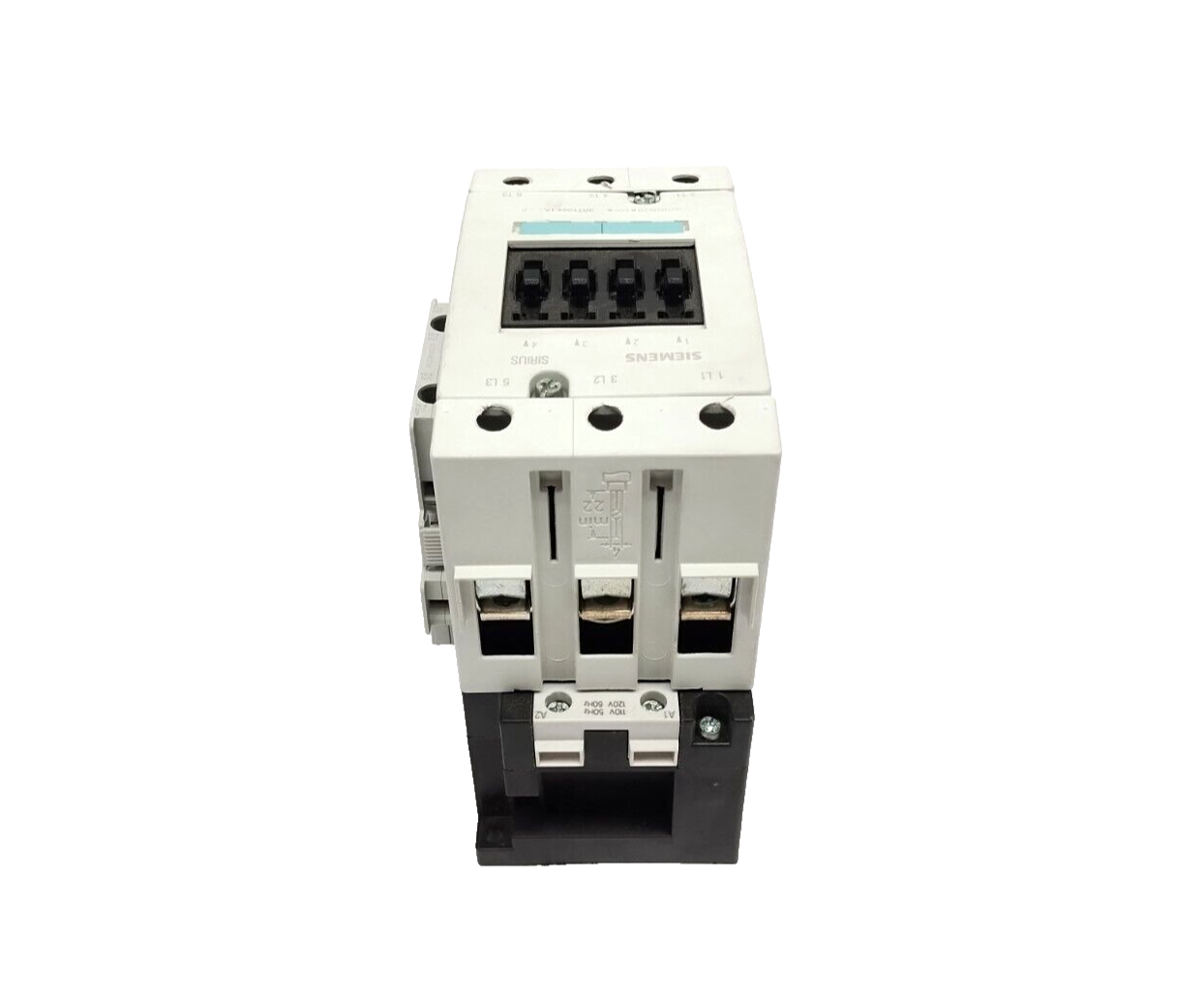 Siemens 3RT1044-1AK60 Power Contactor 65A 120VAC 3-Pole 30kW