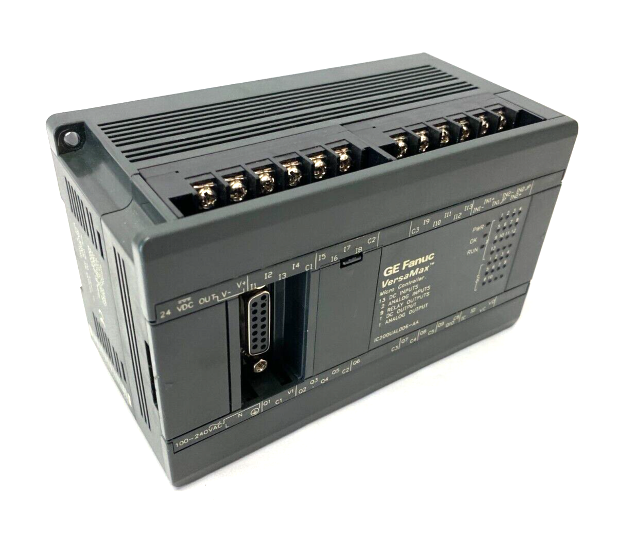 GE Fanuc IC200UAL006-AA VersaMax Analog Micro Controller Module 23 Point