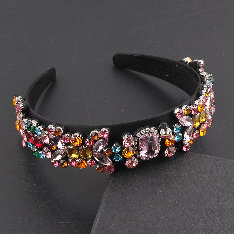 Rich Aunty Baroque Rhinestone Headband