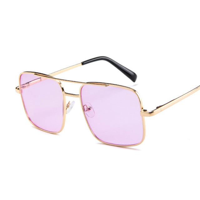 Retro Oversized Square Sunglasses