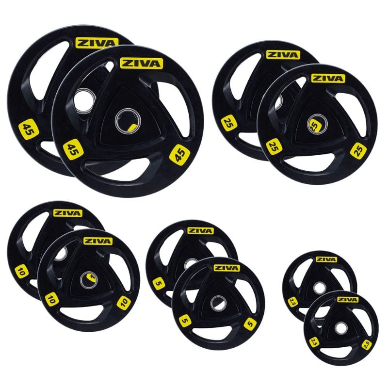 Power Systems Rubber Grip Olympic Plate 10 Plate Kit | 71705