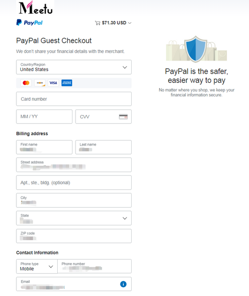 Meetu Hair How To Pay