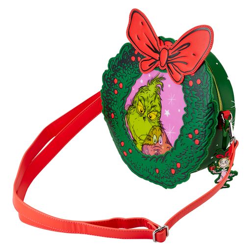 LF DR SEUSS GRINCH CHRISTMAS WREATH FIGURAL CROSSBODY