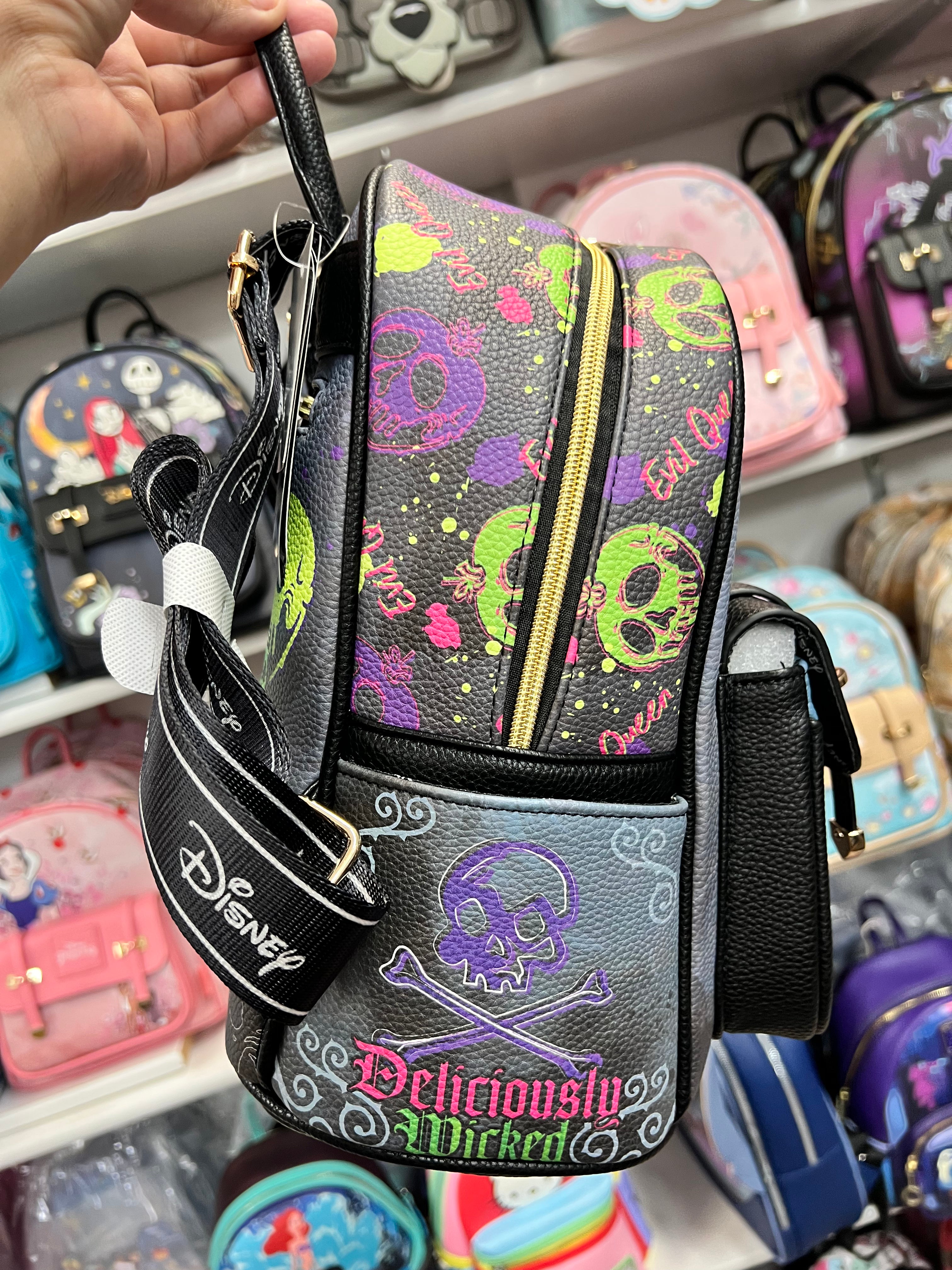 New Evil Queen Leather Mini Backpack