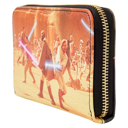 LF STAR WARS EPISODE TWO ATTACK OF  THE CLONES SCENE ZIP AROUND WALLET