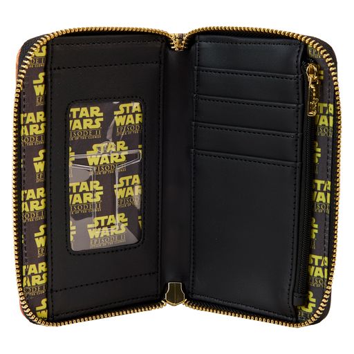 LF STAR WARS EPISODE TWO ATTACK OF  THE CLONES SCENE ZIP AROUND WALLET