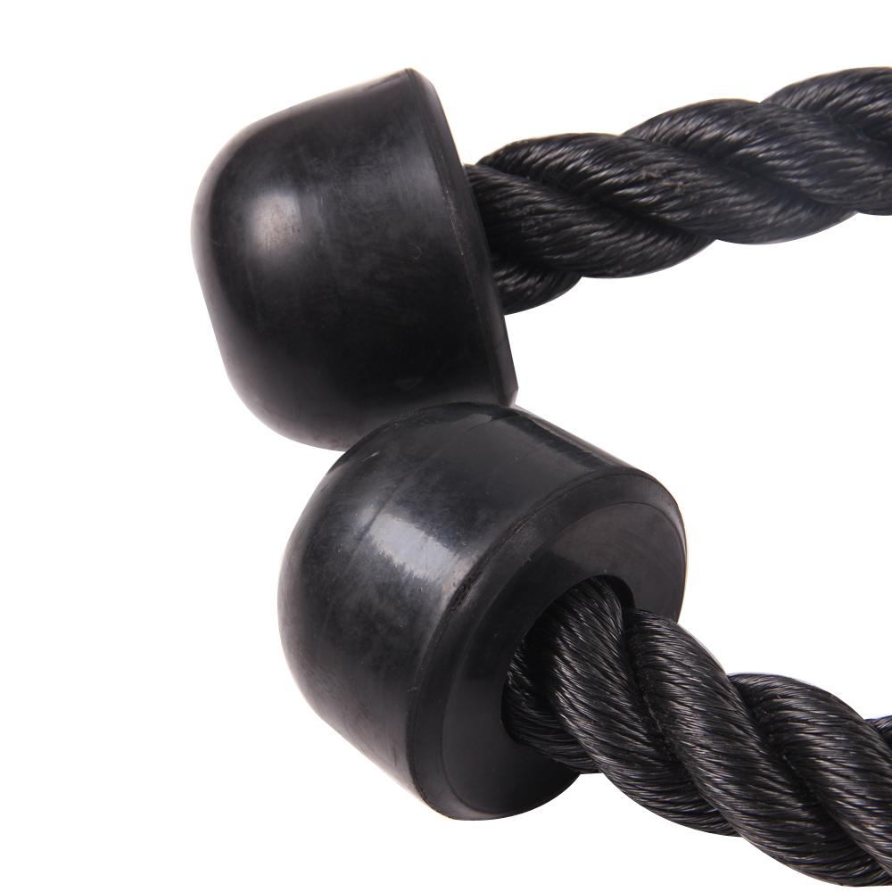 Black arm resistance bicep rope.