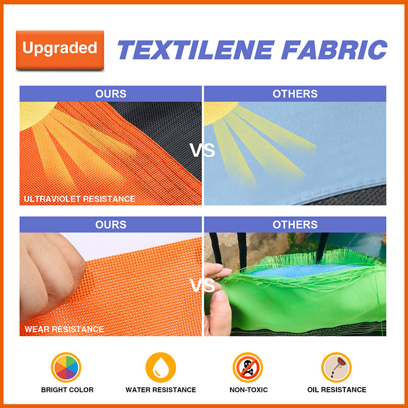 Textilene fabric for platform swing