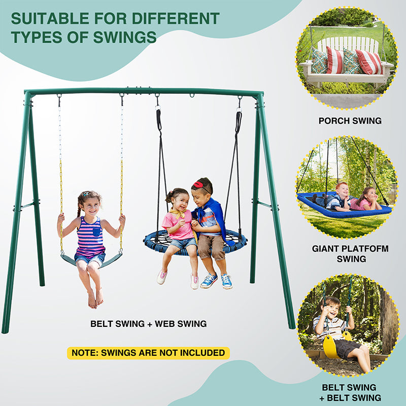 heavy duty swing frame for adults