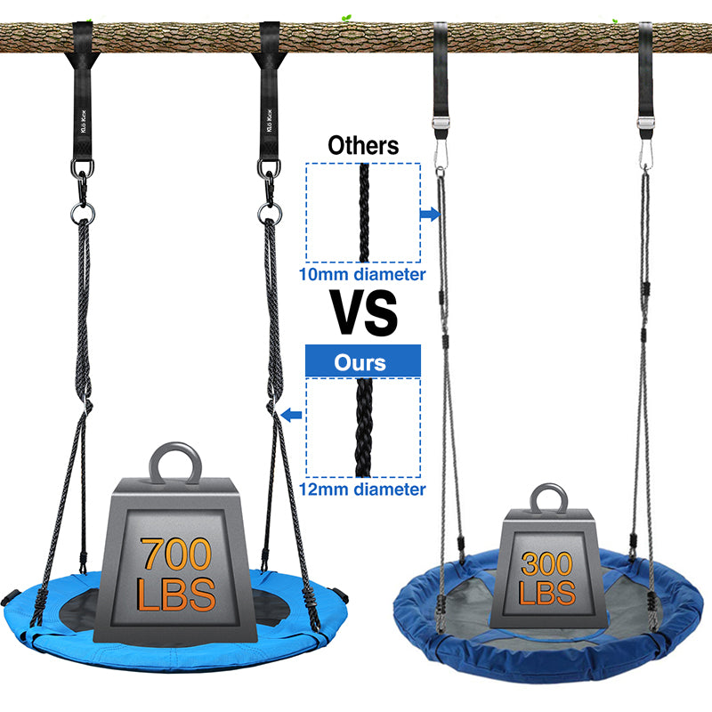 45 inch outdoor tree swing for kids