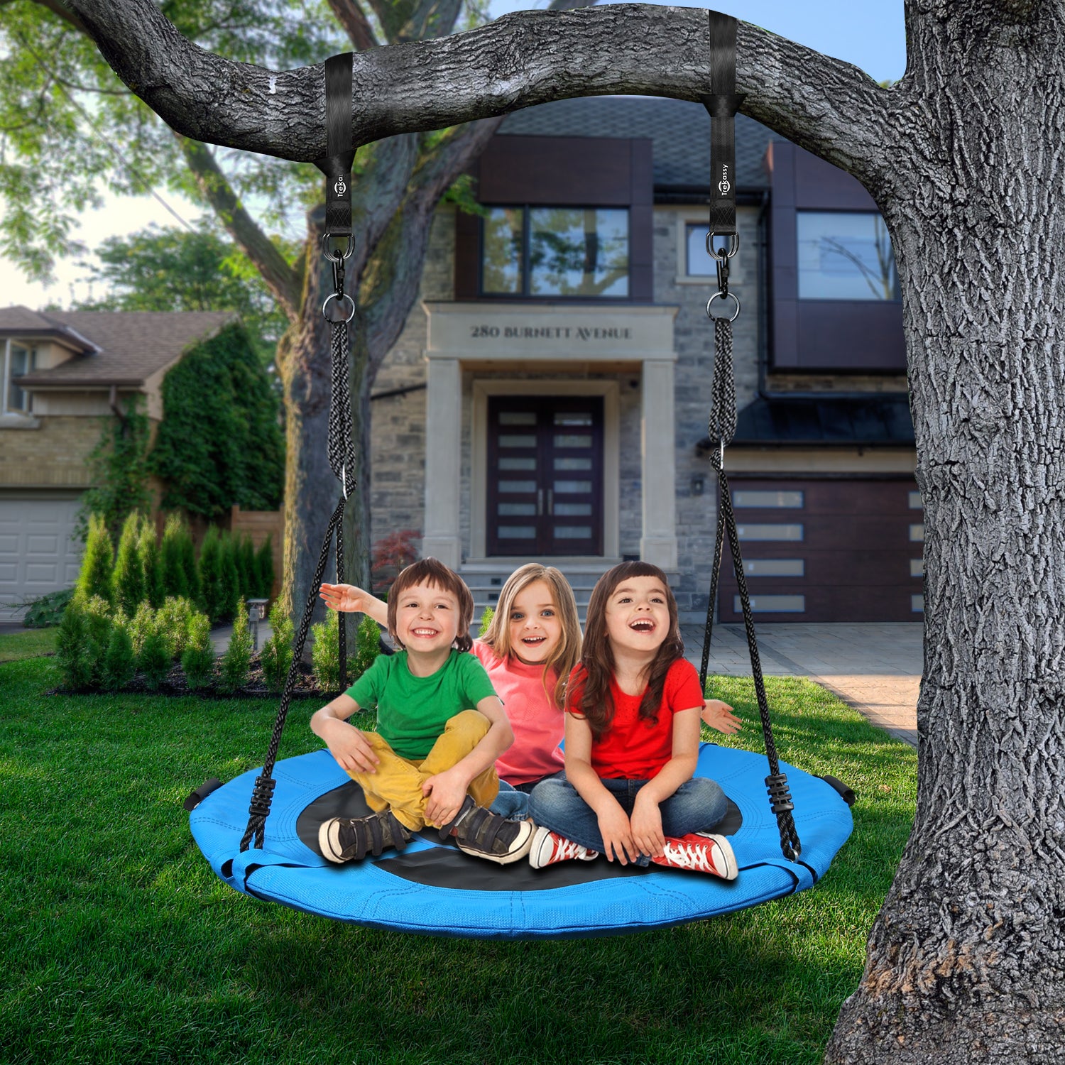 45 inch outdoor tree swing for kids