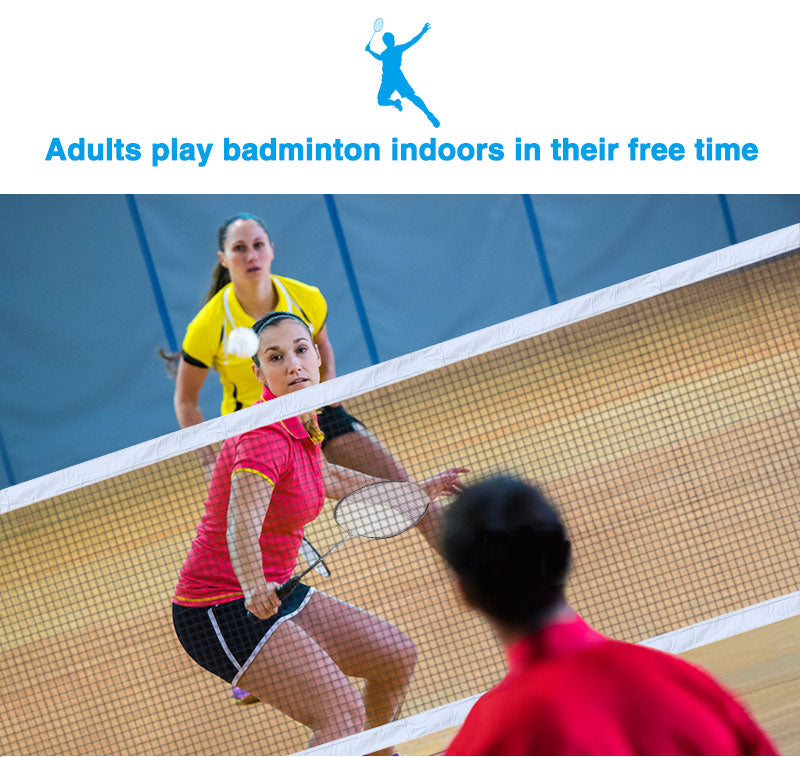 20*2.5ft Portable Badminton Set Outdoor Backyard Party Set Autojoy