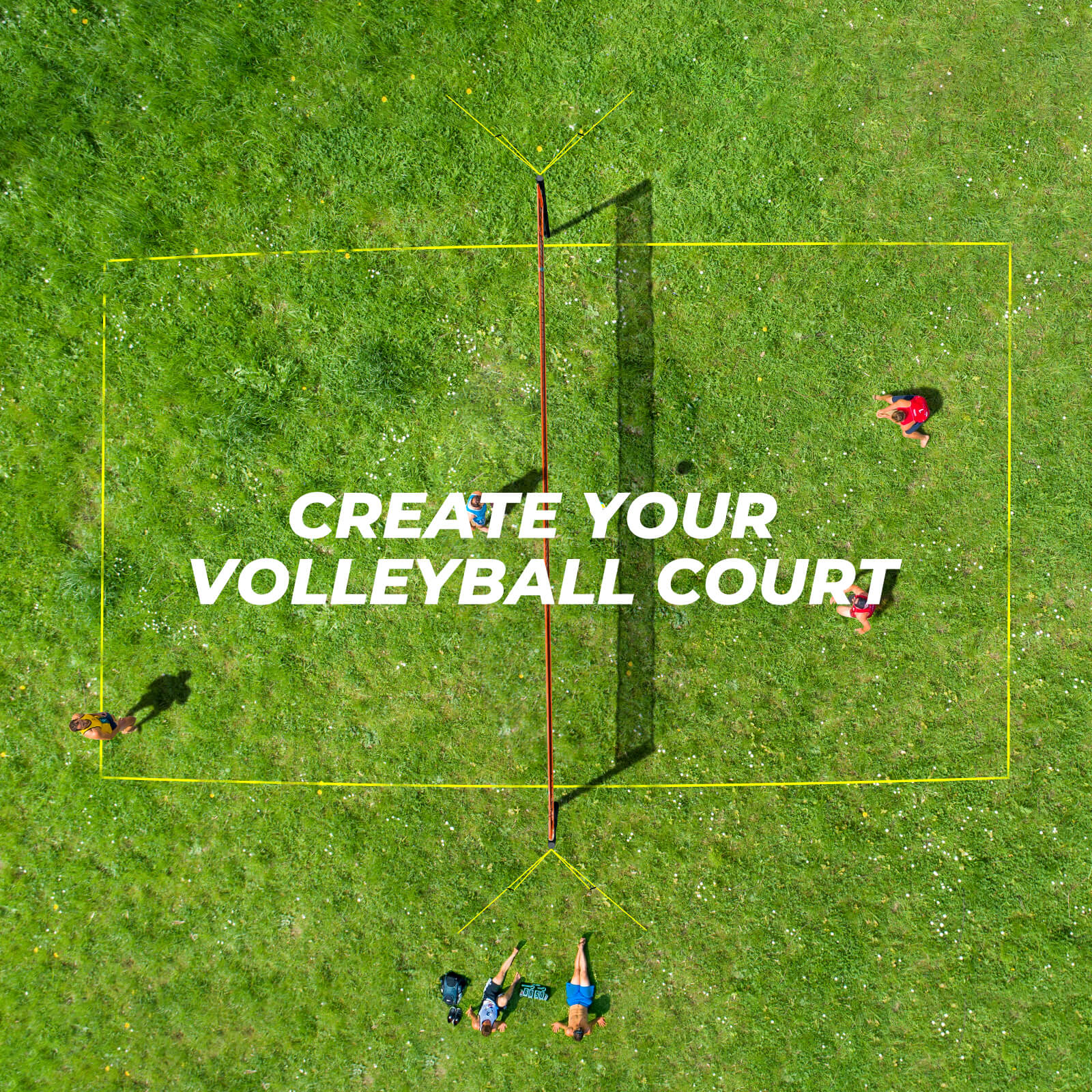 Patiassy Outdoor Portable Volleyball Net Set System for Backyard