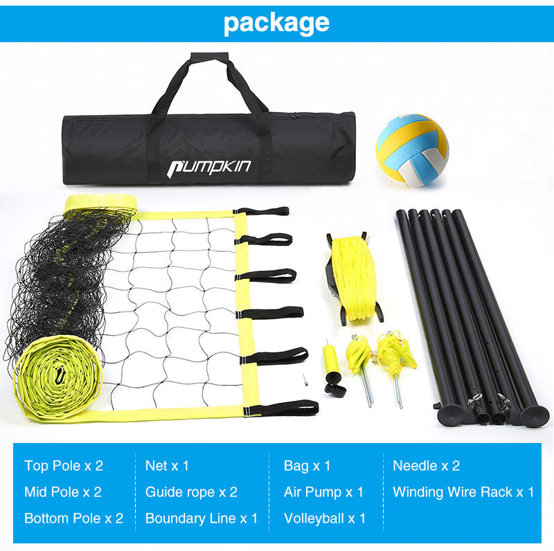 badminton and volleyball set