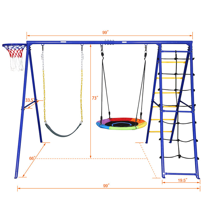 outdoor swing set