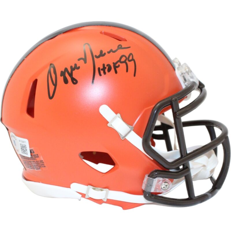 Ozzie Newsome Autographed Cleveland Browns Mini Helmet Beckett 42227