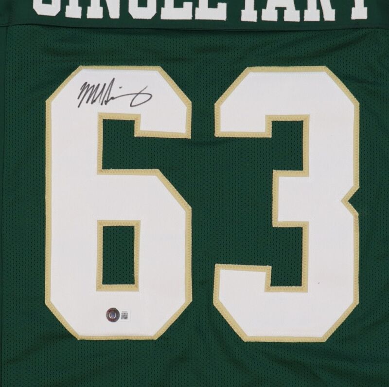 MIKE SINGLETARY SIGNED AUTOGRAPHED BAYLOR BEARS CUSTOM JERSEY BECKETT COA