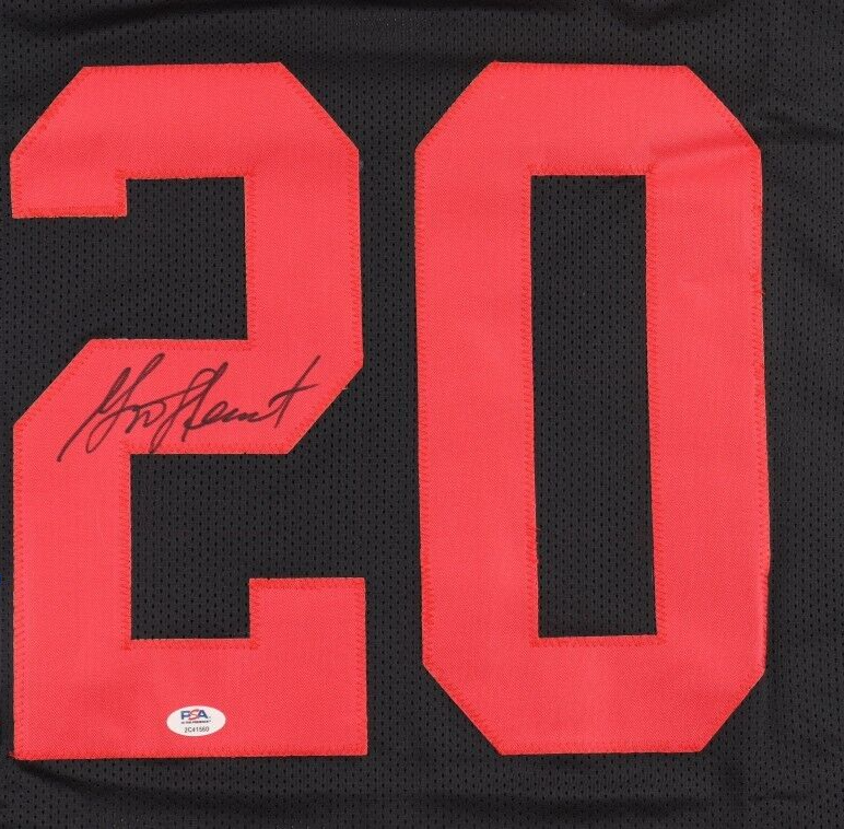 GARRISON HEARST SIGNED AUTOGRAPHED SAN FRANCISCO 49ERS CUSTOM JERSEY PSA COA