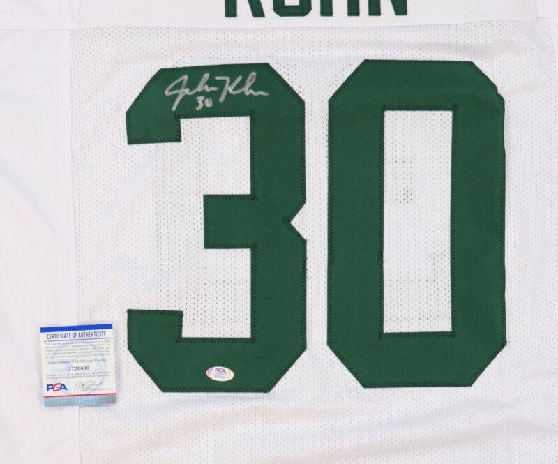 JOHN KUHN SIGNED AUTOGRAPHED GREEN BAY PACKERS CUSTOM JERSEY PSA COA