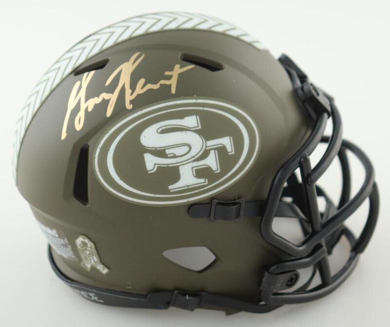 GARRISON HEARST AUTOGRAPHED SAN FRANCISCO 49ERS STS MINI HELMET PSA COA