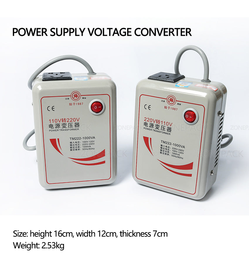 ZONEPACK 500W 1000W 2000W 3000W Power Transformer 220V Turn 110V to 220V Appliances Voltage Power Converter 50Hz/60Hz