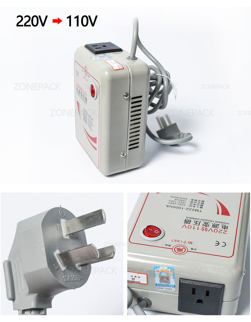 ZONEPACK 500W 1000W 2000W 3000W Power Transformer 220V Turn 110V to 220V Appliances Voltage Power Converter 50Hz/60Hz