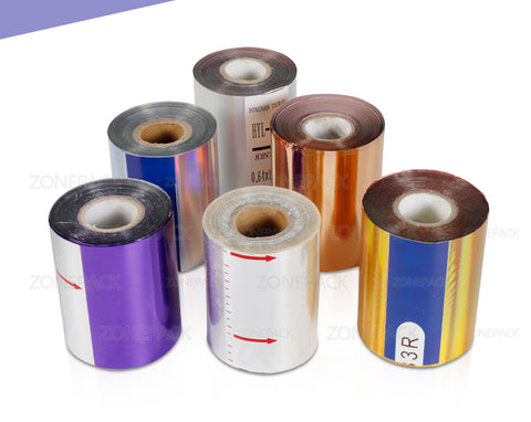 ZONEPACK 8cm Rolls Hot Foil Stamping Paper Heat Transfer Anodized Gilded Paper for Leather PU Wallet Hot foil stamping