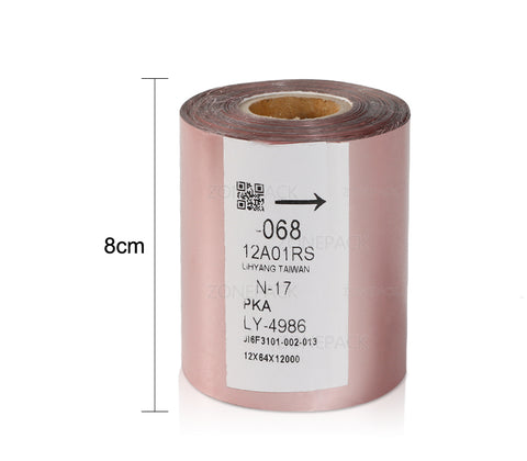 ZONEPACK 8cm Rolls Hot Foil Stamping Paper Heat Transfer Anodized Gilded Paper for Leather PU Wallet Hot foil stamping