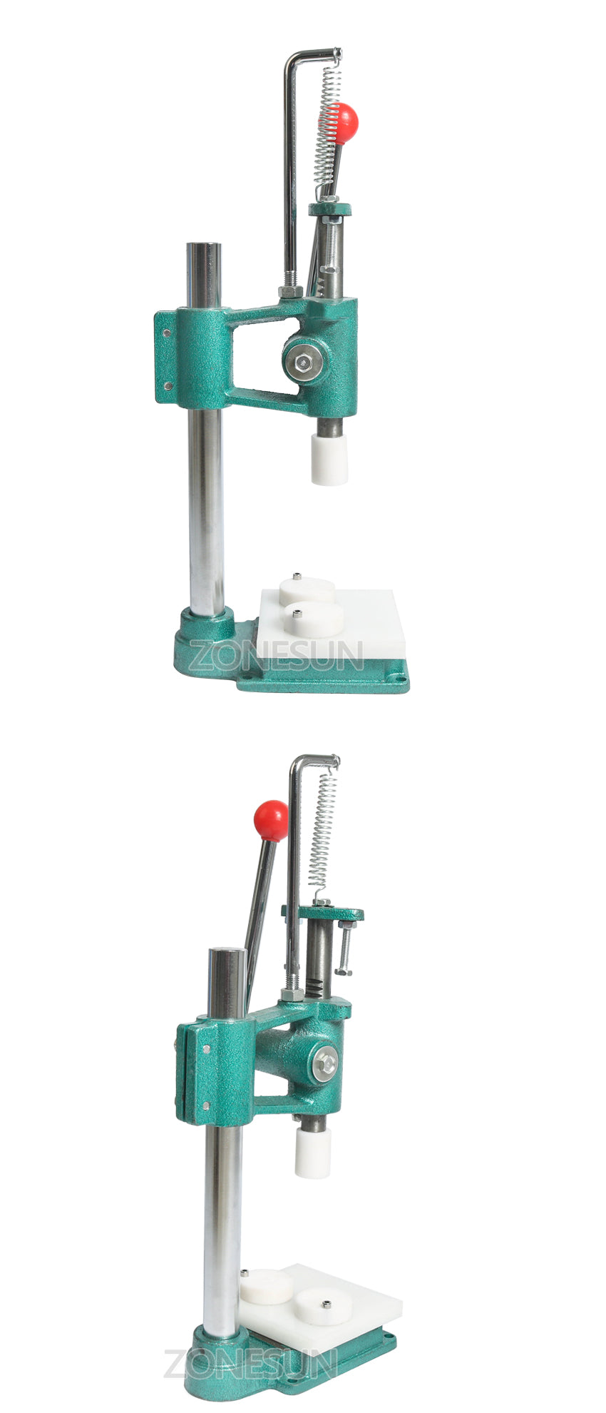 ZONESUN Perfume Glass Bottle Capping Machine Perfume Crimping Machine Perfume Collar Ring Pressing Machine