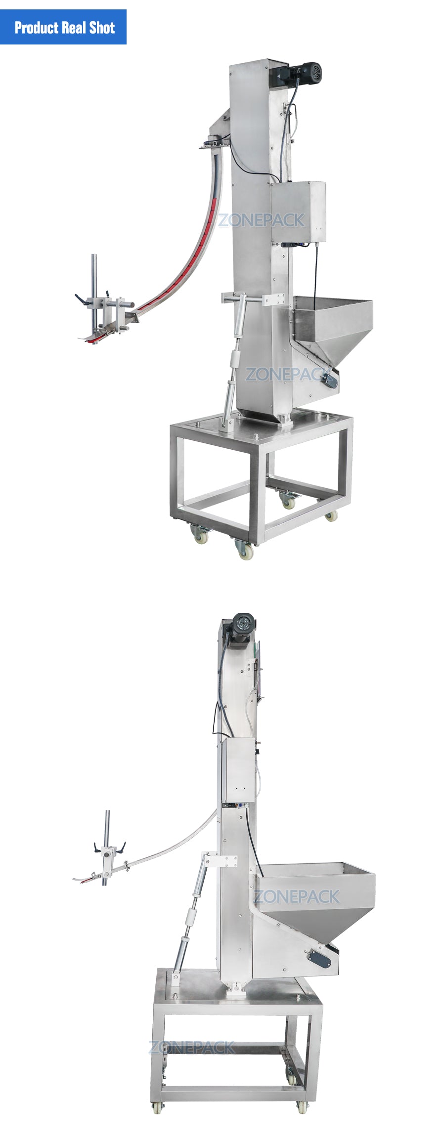 ZONESUN ZS-SLJ1 Automatic Customize Plastic PET Bottle Cap Feeding Machine