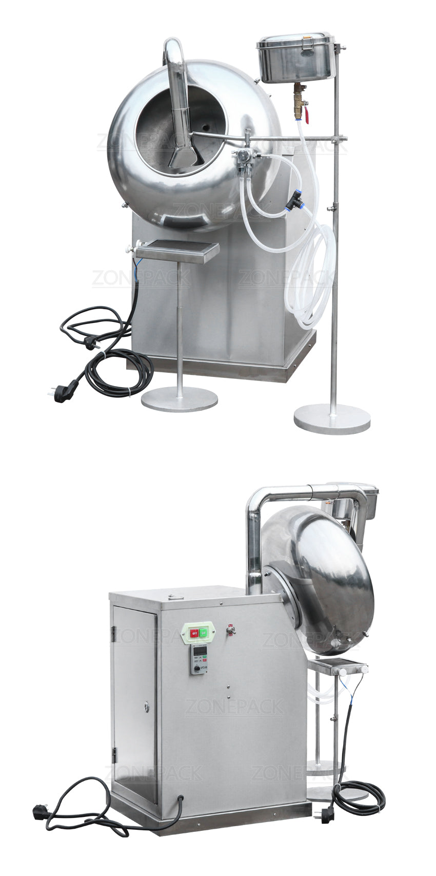 BY-300 Peanut Chocolate Sugar Coating Machine Stainless Steel Candy Coater Machine