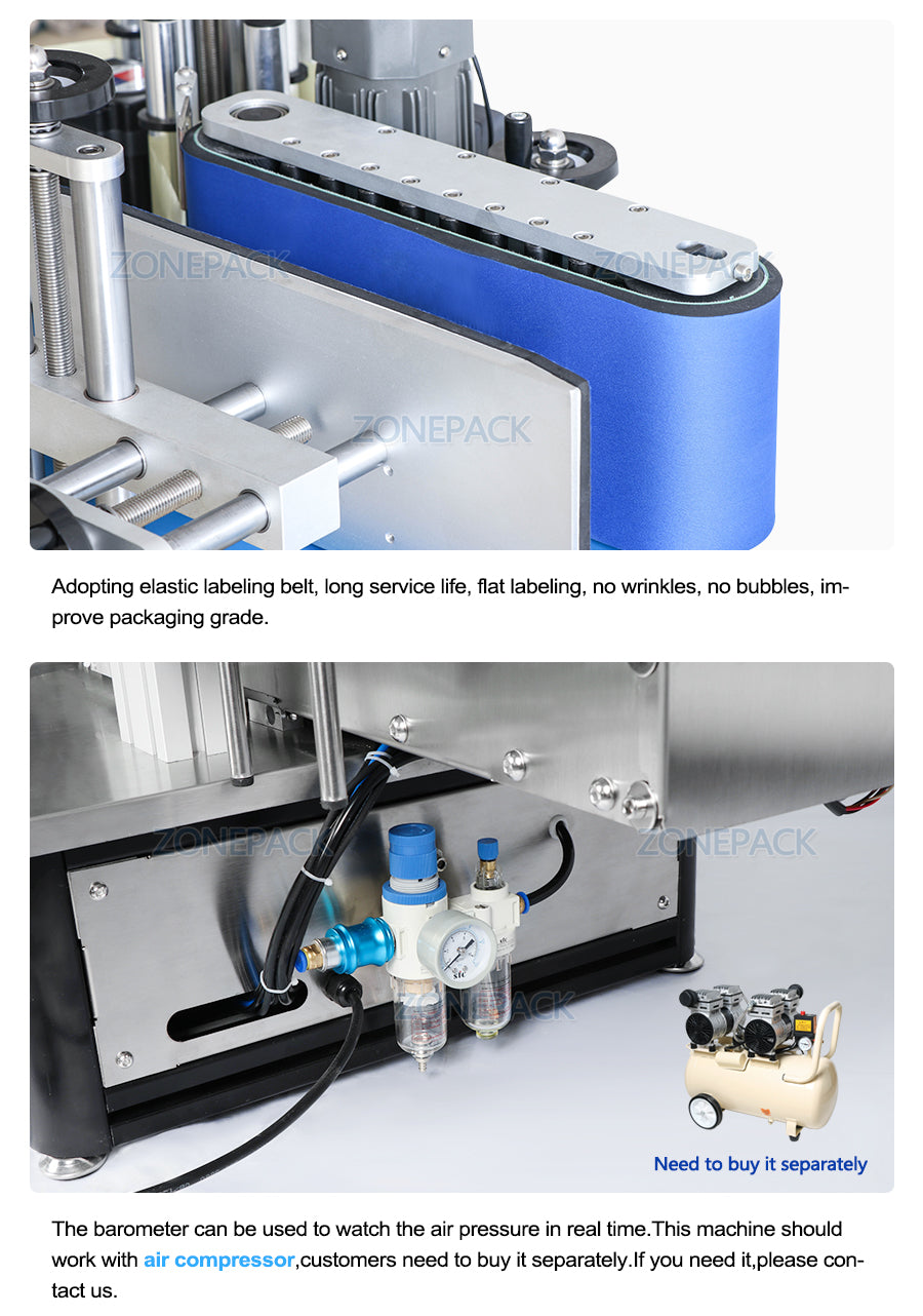 ZONEPACK Automatic Liquid Filling Capping Labeling Machine Production Line Liquid Soap Oil Beverage Bottle Water Making Machines