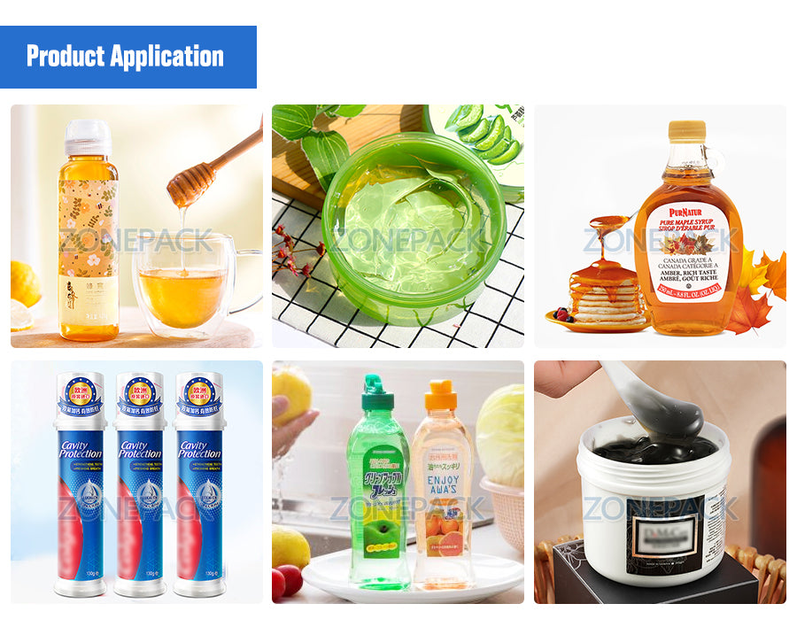 ZS-GTP1 Semi Auotmatic Pressurized Paste Filling Machine for Viscous Liquid Honey