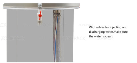 ZONESUN ZS-WB32 Вращающаяся молочная винная пластиковая маленькая полуавтоматическая машина для переработки стеклянных бутылок для домашних животных Упаковочная машина