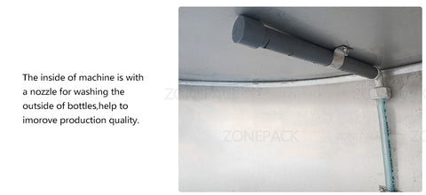 ZONESUN ZS-WB32 Вращающаяся молочная винная пластиковая маленькая полуавтоматическая машина для переработки стеклянных бутылок для домашних животных Упаковочная машина