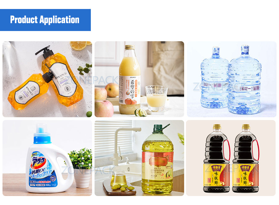 ZONEPACK ZS-GTD2 Double Diving Nozzles Paste Filling Machine Water Cream Shampoo Moisturizer Lotion Cosmetic Oil Honey Stick Food