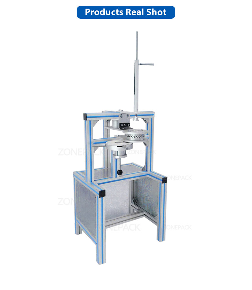 ZONEPACK Manual Round Sphere Hotel Soap Pleated Wrapping Machine ZS-PK940 Toilet Block Pleating Packaging Machine