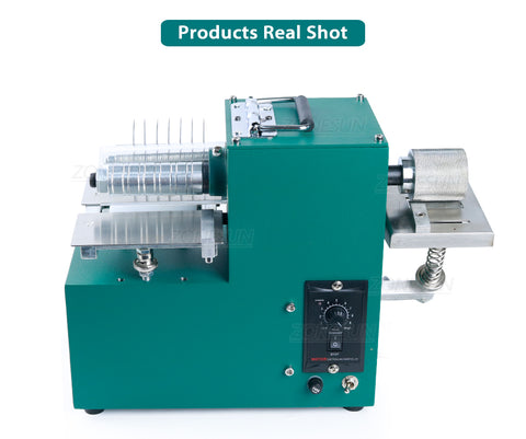 ZONEPACK V04 Машина для резки кожаных ремней с двойной головкой, машина для резки ремней, складная машина для ламинирования краев, слайсер для кожевенного ремесла