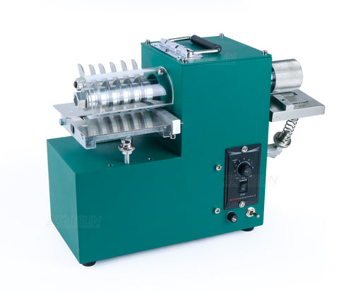 ZONEPACK V04 Машина для резки кожаных ремней с двойной головкой, машина для резки ремней, складная машина для ламинирования краев, слайсер для кожевенного ремесла