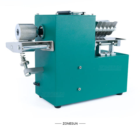 ZONEPACK V04 Машина для резки кожаных ремней с двойной головкой, машина для резки ремней, складная машина для ламинирования краев, слайсер для кожевенного ремесла