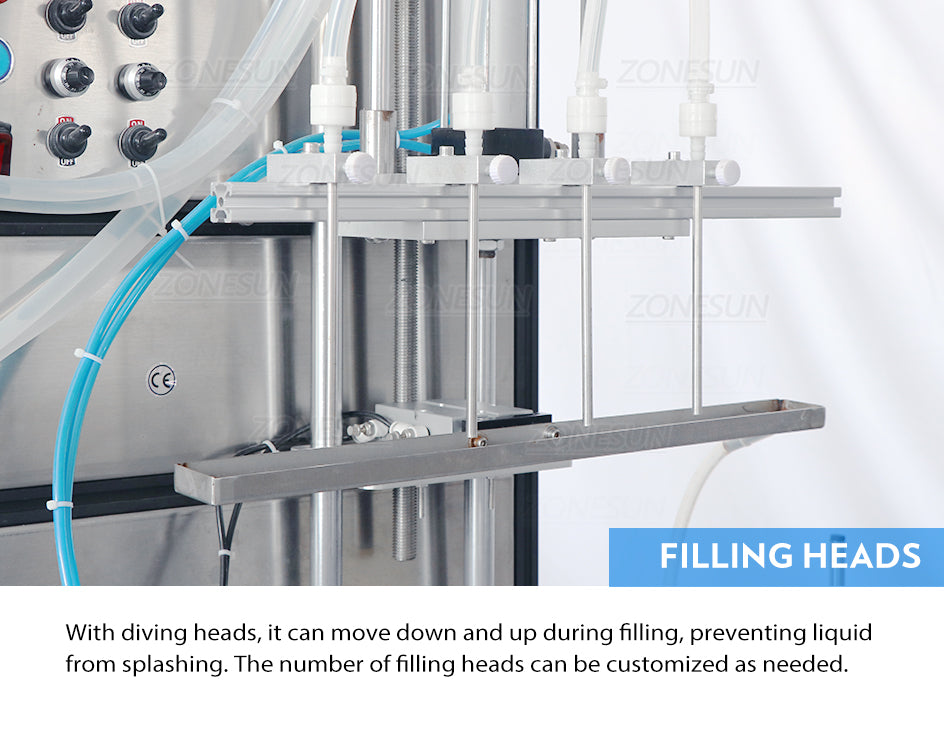 ZONESUN Automatic Production Line Liquid Filling Capping Labeling Machine ZS-FAL180X4