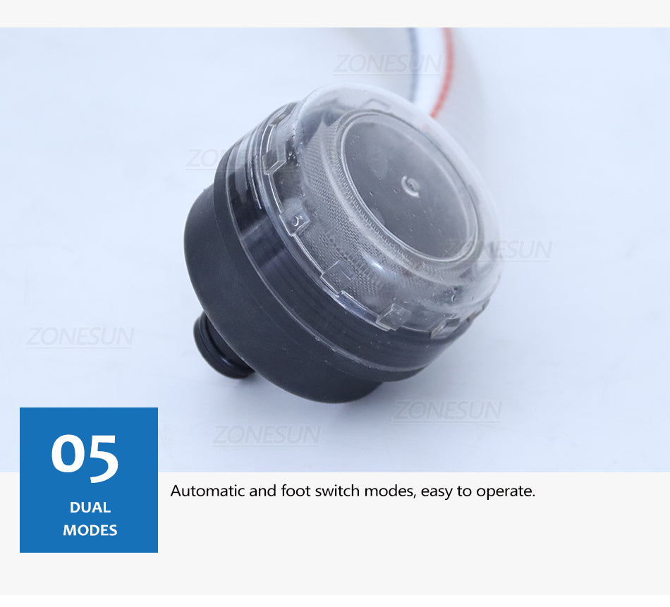 ZONEPACK Liquid Filling Machine Magnetic Pump Corrosive Fluids High Flow Rate Bottle Detergent Beverage Shampoo Filler ZS-G25A