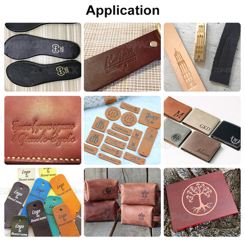 ZONEPACK WT-90XT Ручная цифровая машина для горячего тиснения фольгой светового типа Кожа Бумага Дерево ПВХ Карточная книга Пользовательский логотип Термопресс Машина